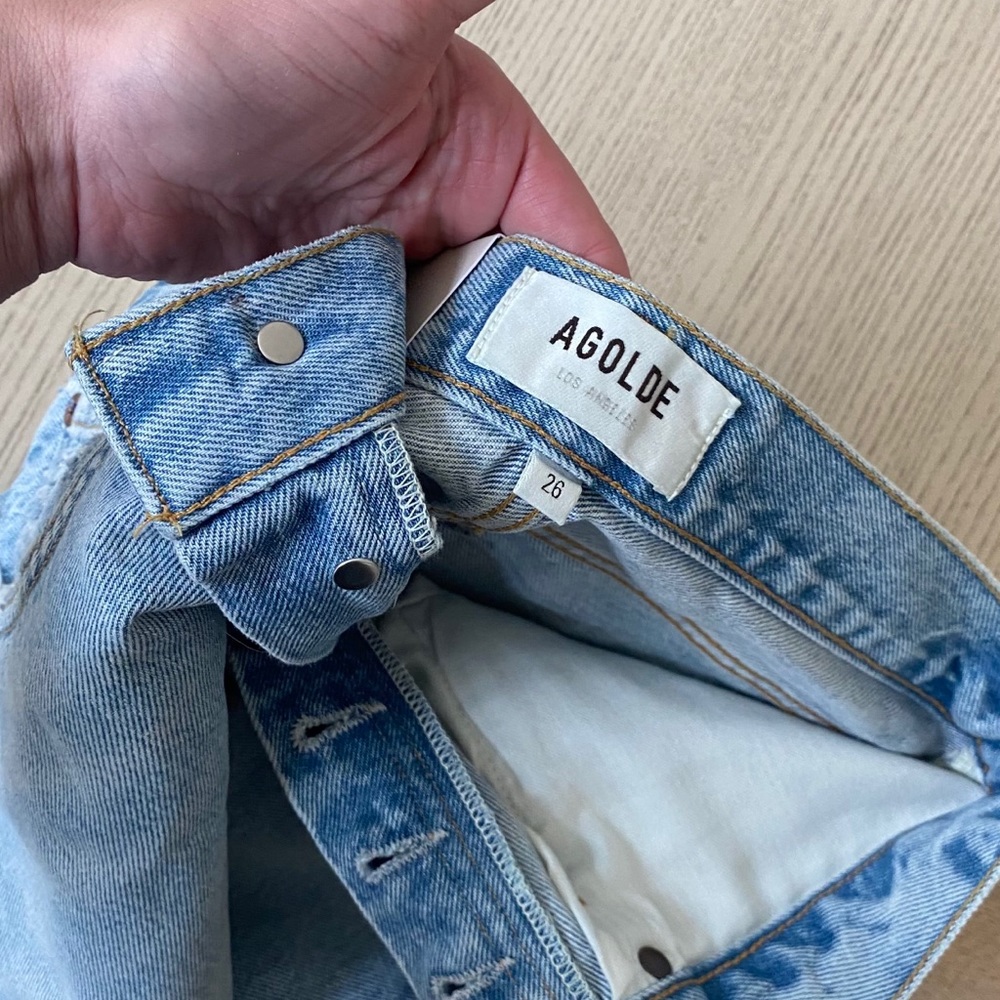 Brand new 26 Riley Agolde jean shorts